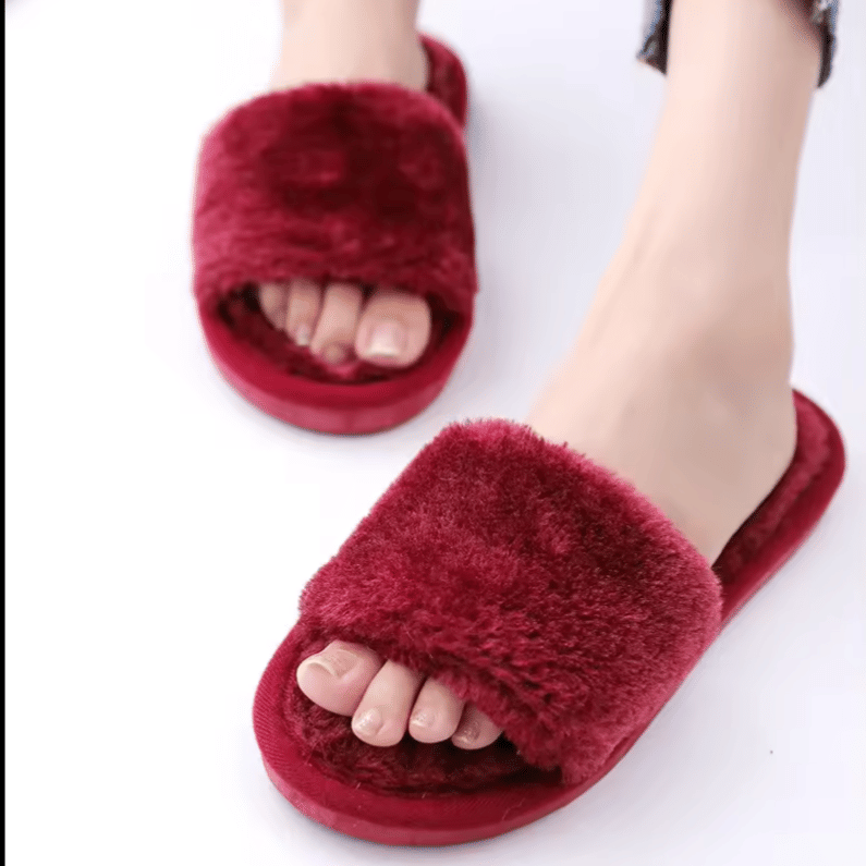     			Shoemusq Maroon Women's Flip Flop