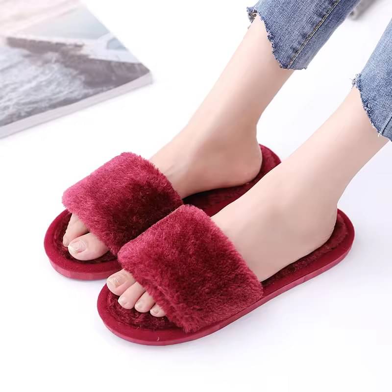     			Shoemusq Maroon Women's Flip Flop