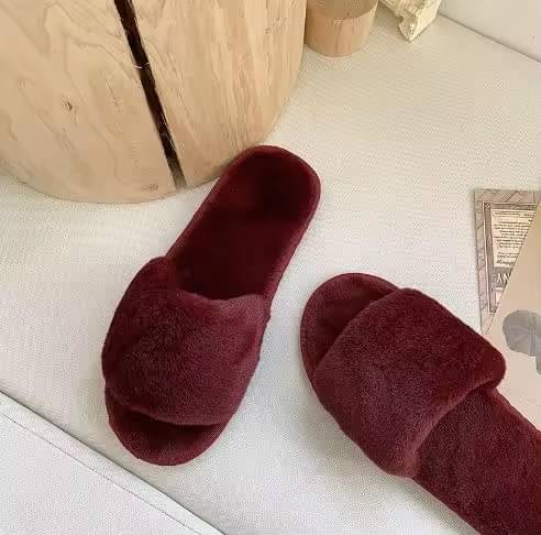     			Shoemusq Maroon Women's Flip Flop