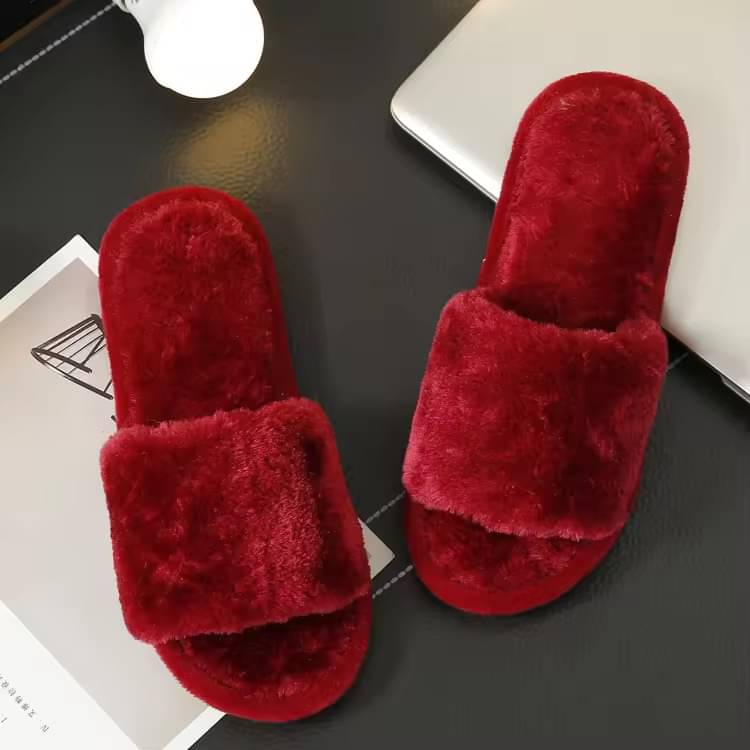     			Shoemusq Maroon Women's Flip Flop