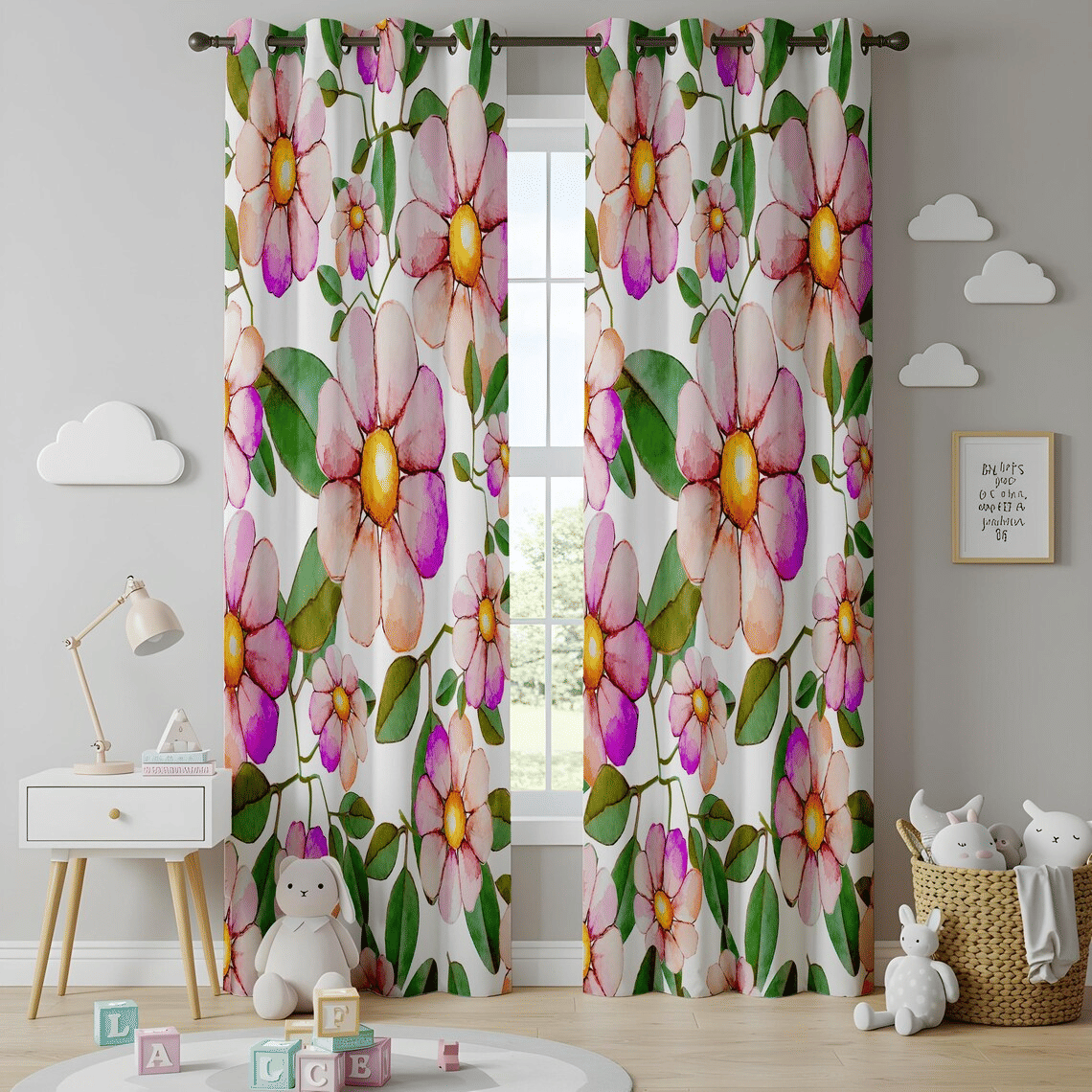 Tramb Abstract Room Darkening Eyelet Curtain 7 FT ( Pack of 1 ) - Multi Color Tramb Abstract Room Darkening Eyelet Curtain 7 FT ( Pack of 1 ) - Multi Color