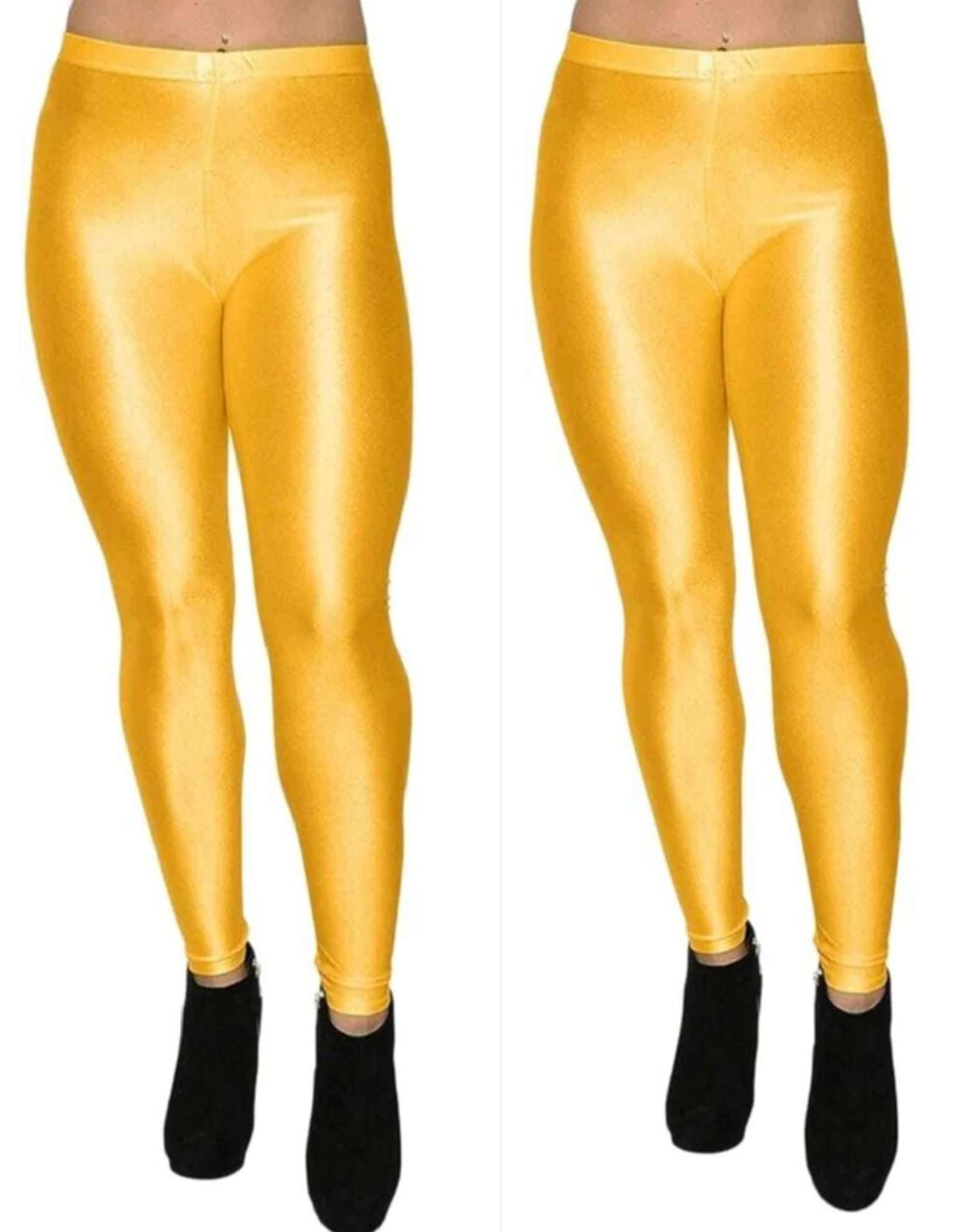     			ULTIMATE SHOPPING NETWORK Pack of 2 Lycra Women Legging ( Multicolor 4 )