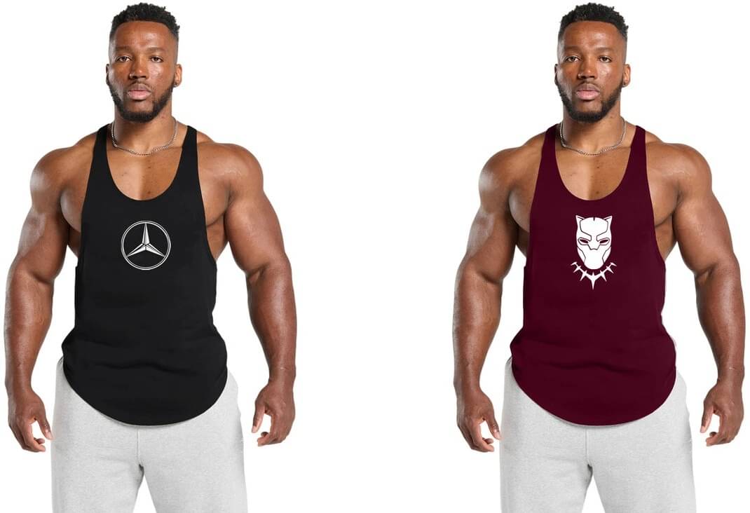     			VTSports Pack of 2 Polyester Tank For Men ( Multicolor )