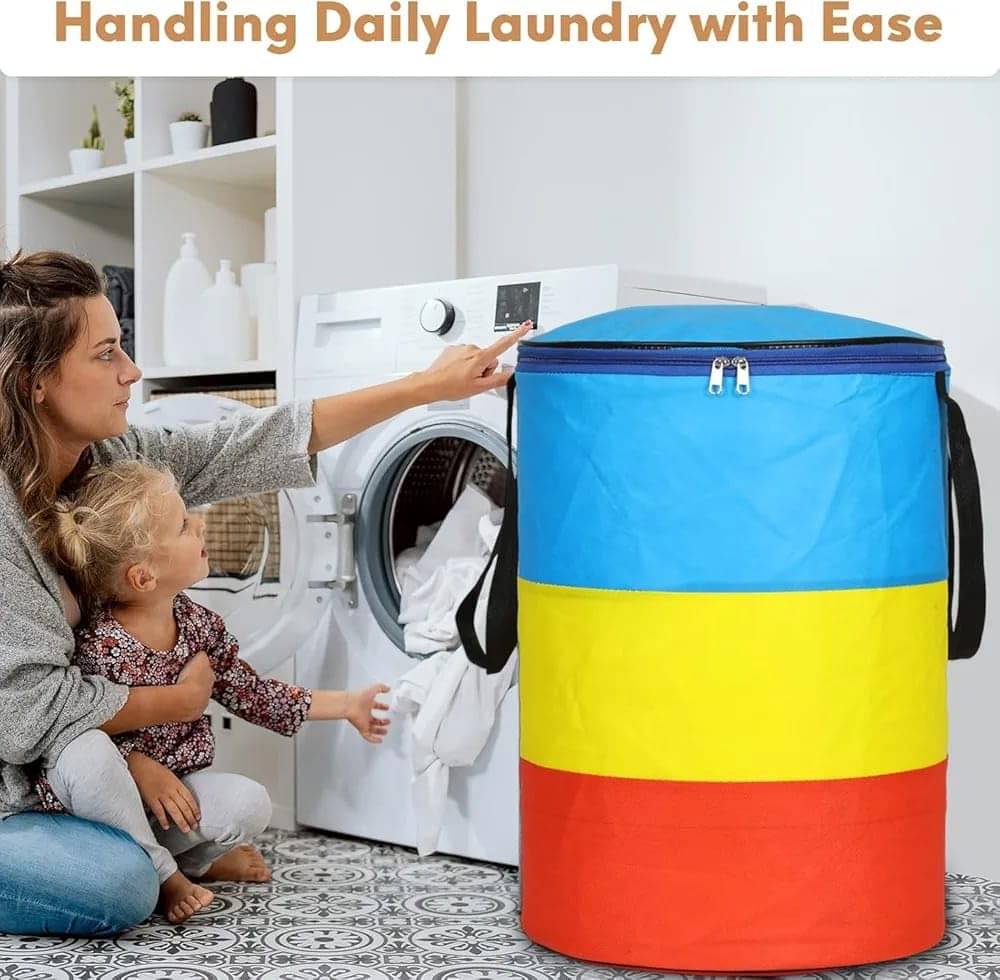     			Zovira Multicolor Laundry Bags ( Pack of 1 )