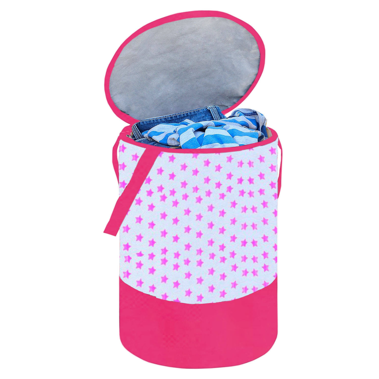     			Zovira Pink Laundry Bags ( Pack of 1 )
