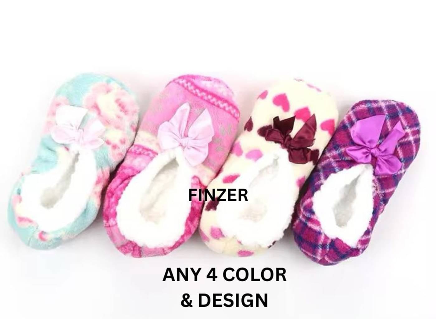 finzer Pack of 4 Women's Woollen Ankle Length Socks ( Multicolor ) finzer Pack of 4 Women's Woollen Ankle Length Socks ( Multicolor )