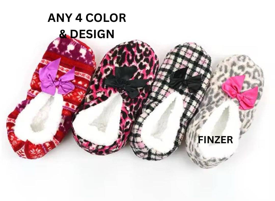     			finzer Pack of 4 Women's Woollen No Show Socks ( Multicolor )