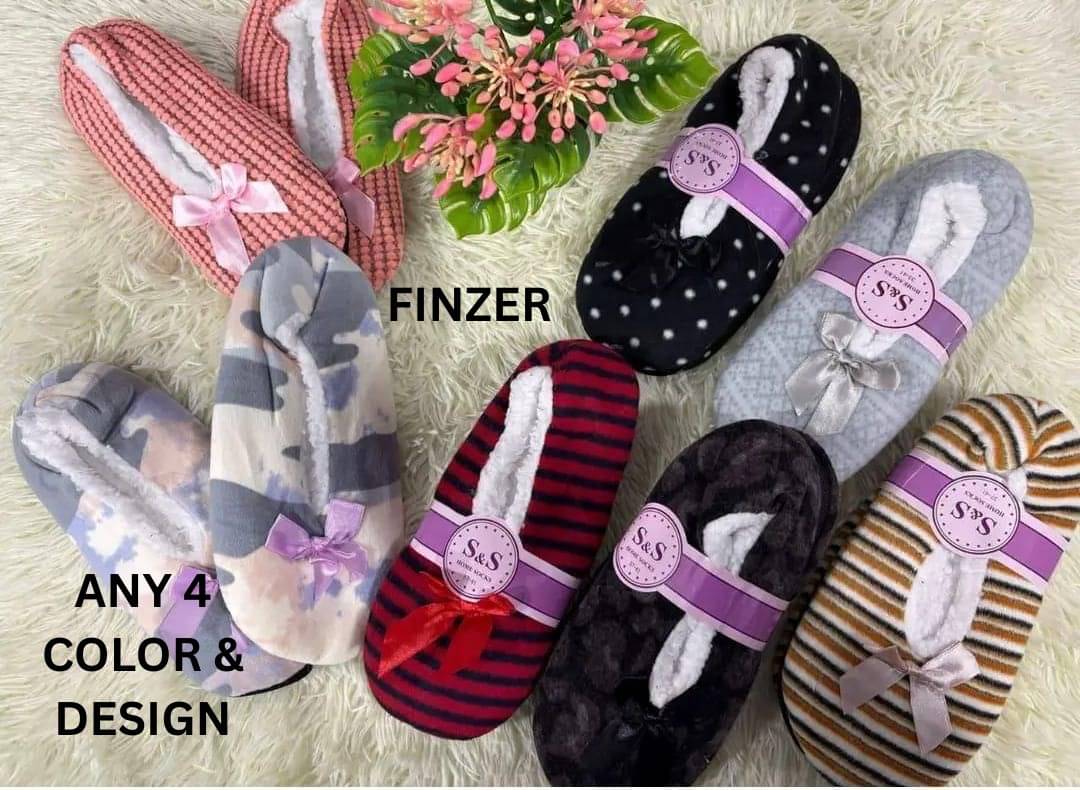     			finzer Pack of 4 Women's Woollen No Show Socks ( Multicolor )