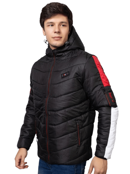 xohy Polyester Blend Men's Puffer Jacket - Black ( Pack of 1 )     			xohy Polyester Blend Men's Puffer Jacket - Black ( Pack of 1 )