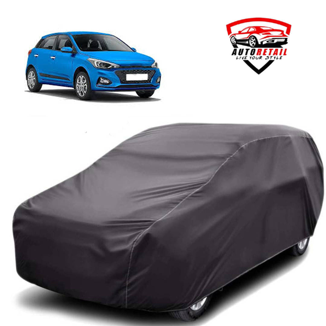     			AutoRetail Car Body Cover for Hyundai i20 Elite Without Mirror Pocket ( Pack of 1 ) , Grey