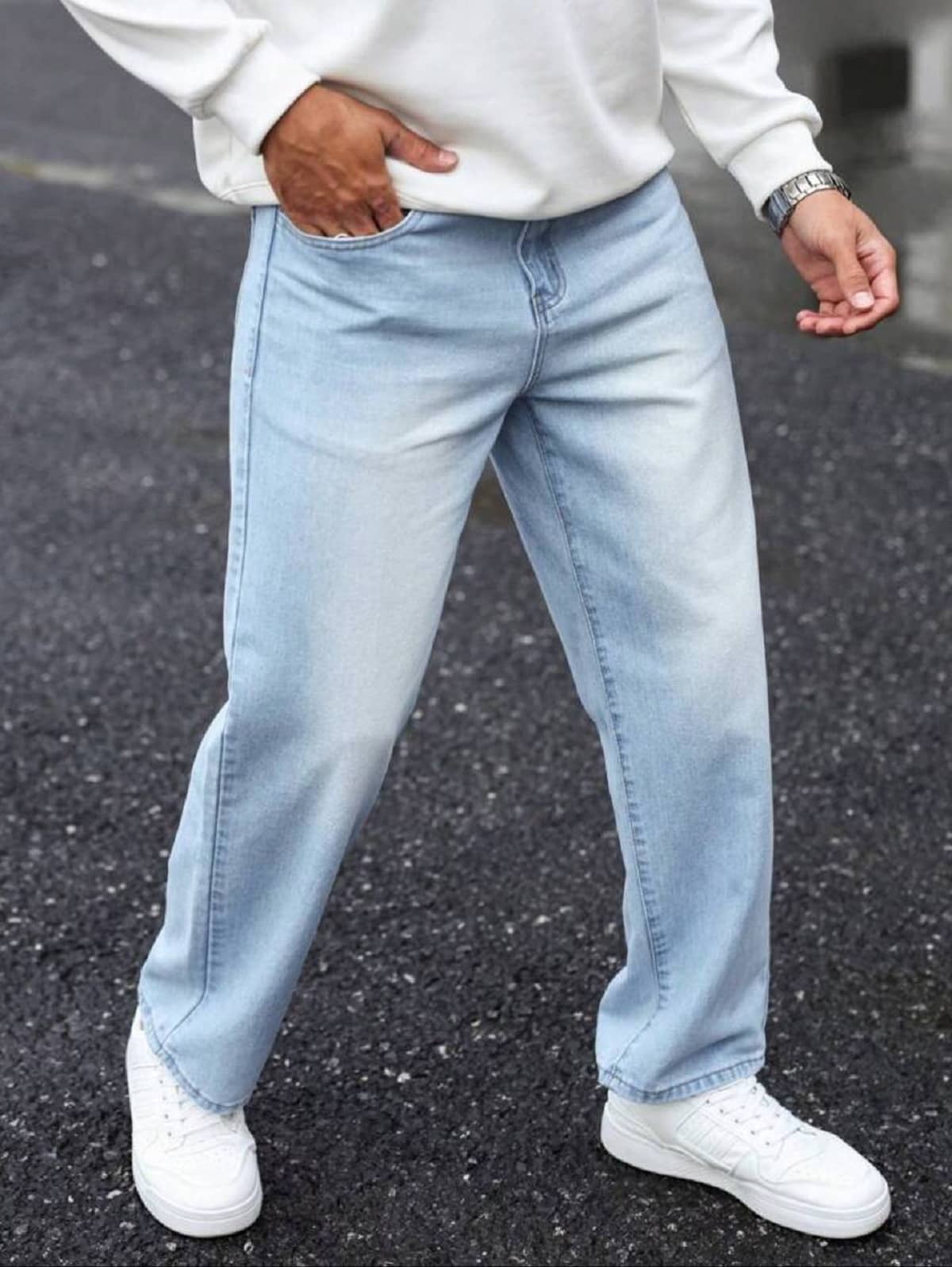 GF Faded Men's Jeans - Light Blue ( Pack of 1 ) - Jeans | Buy online on ZillyBuy