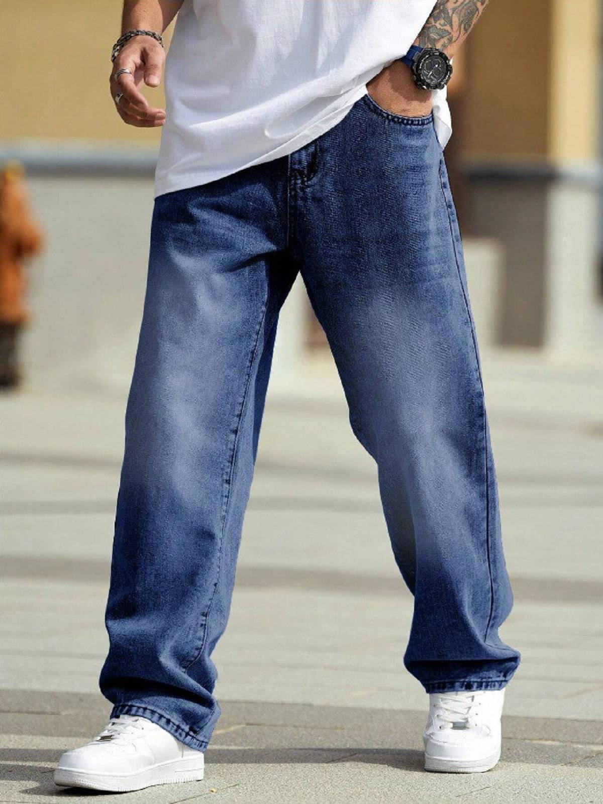     			GF Faded Men's Jeans - Blue ( Pack of 1 )