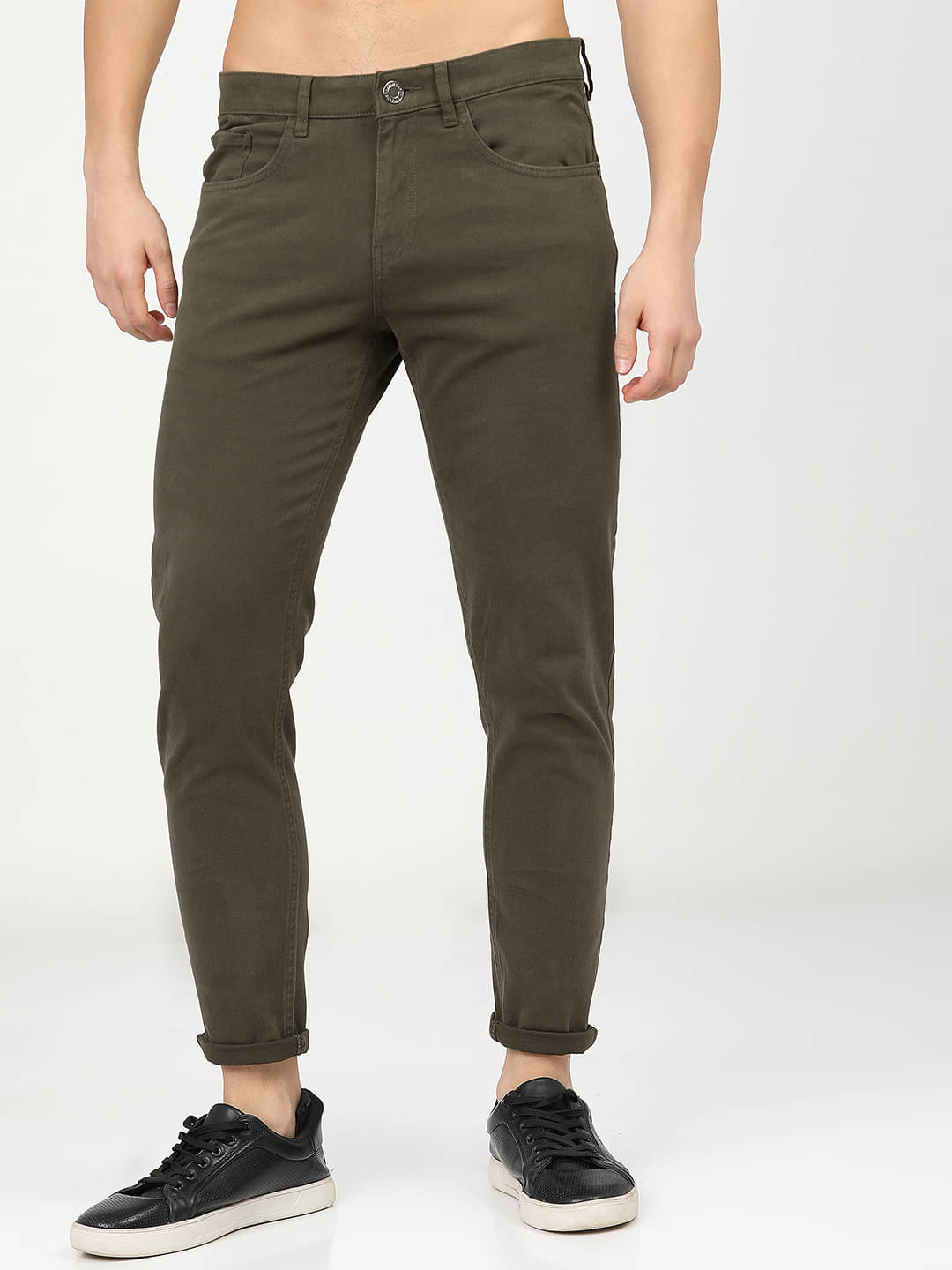 Highlander Tapered Men's Chinos - Olive ( Pack of 1 )     			Highlander Tapered Men's Chinos - Olive ( Pack of 1 )