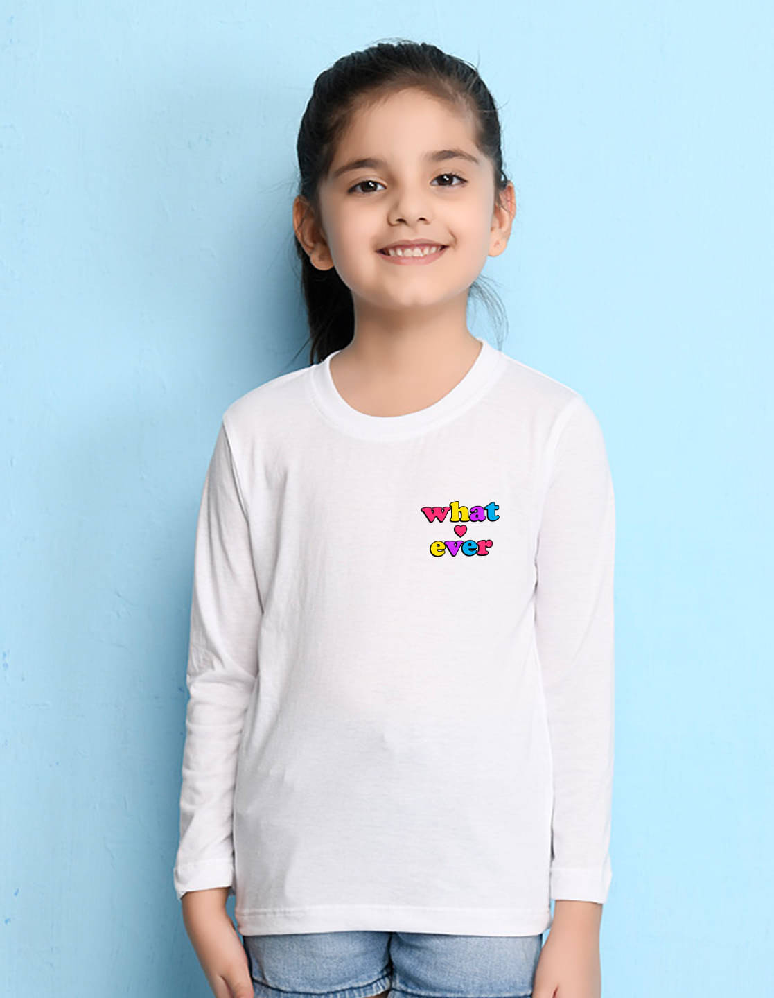     			Nusyl Pack of 1 Girls Cotton Blend T-Shirt ( White )