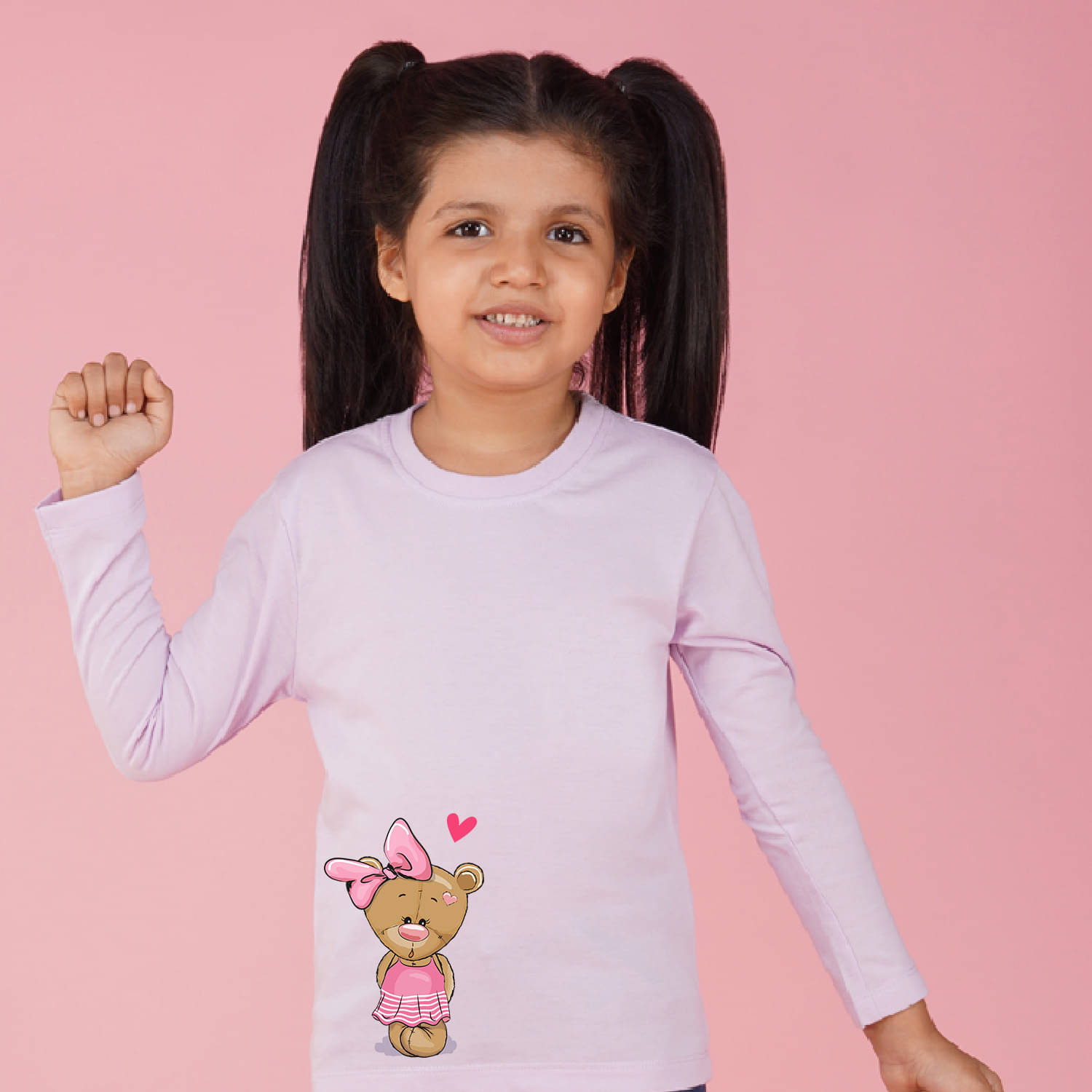     			Nusyl Pack of 1 Girls Cotton Blend T-Shirt ( Purple )