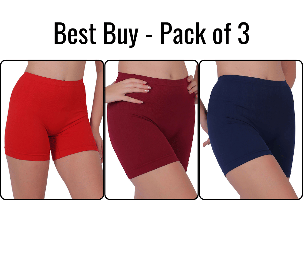     			Pia Trends Women Cotton Blend Tummy Shaper ( Red,Maroon,Navy Blue )