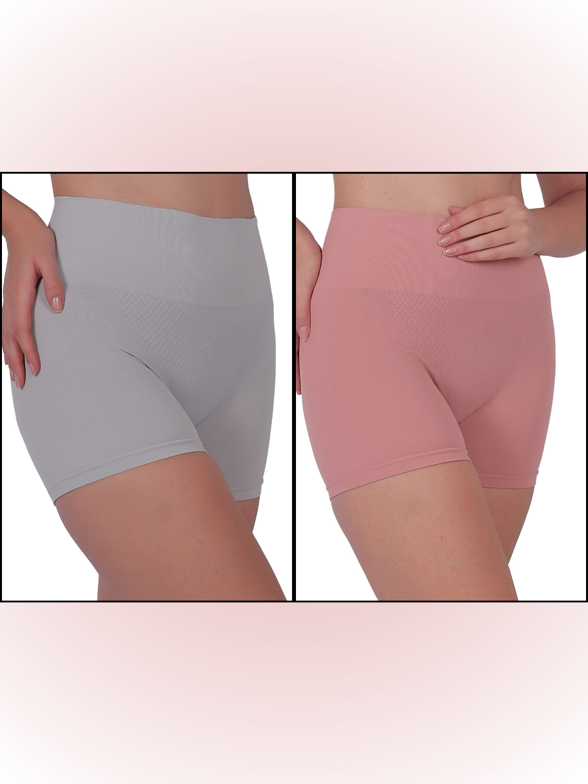 Pia Trends Women Cotton Blend Tummy Shaper ( Light Grey,Peach )     			Pia Trends Women Cotton Blend Tummy Shaper ( Light Grey,Peach )