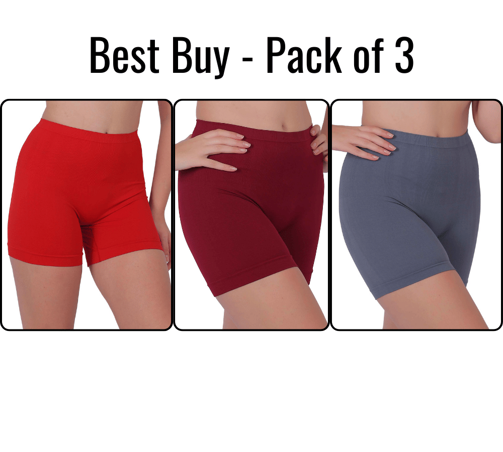 Pia Trends Women Cotton Blend Tummy Shaper ( Red,Maroon,Grey ) Pia Trends Women Cotton Blend Tummy Shaper ( Red,Maroon,Grey )