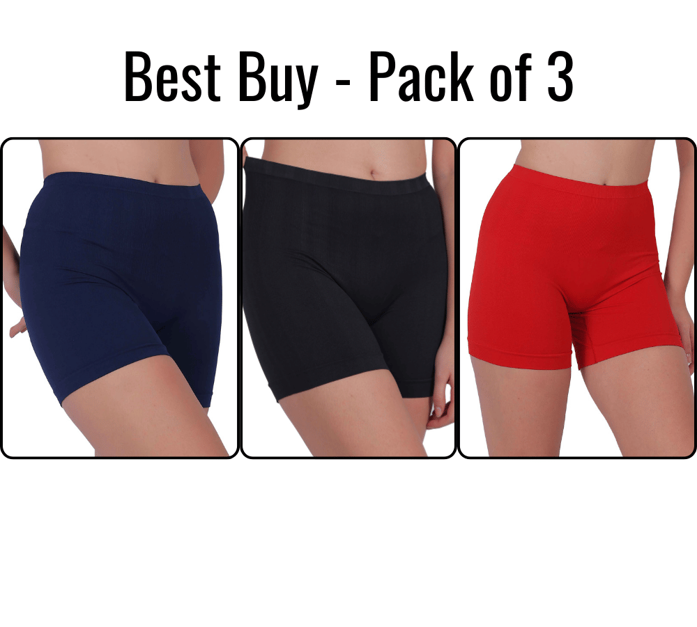 Pia Trends Women Cotton Blend Tummy Shaper ( Navy Blue,Black,Red ) Pia Trends Women Cotton Blend Tummy Shaper ( Navy Blue,Black,Red )