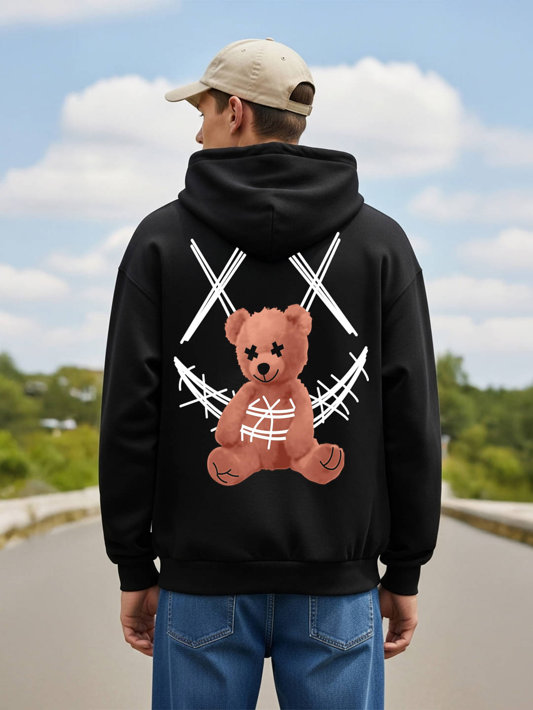     			SCOTT FINCHER Fleece Hooded Men's Sweatshirt - Black ( Pack of 1 )