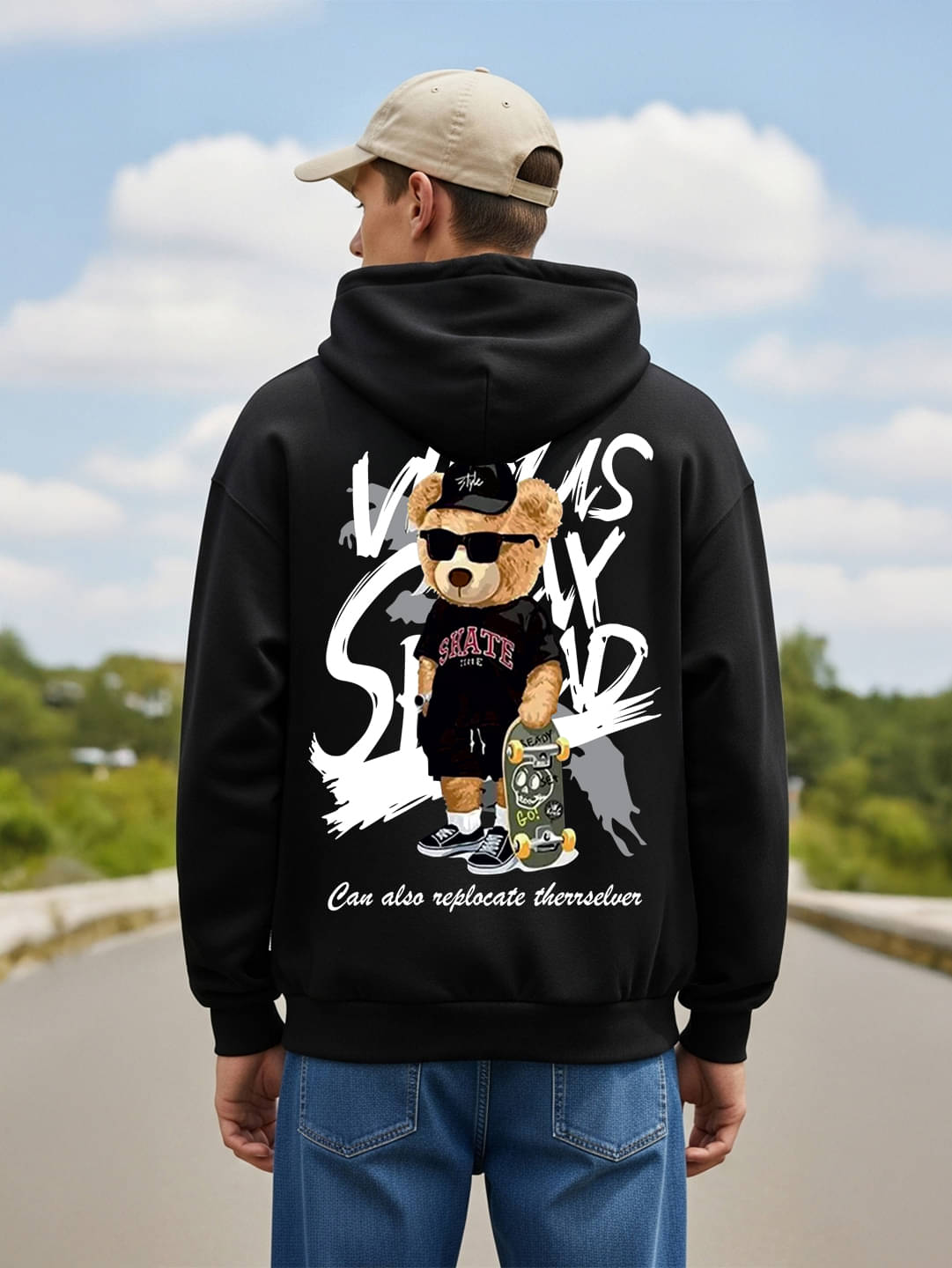     			SCOTT FINCHER Fleece Hooded Men's Sweatshirt - Black ( Pack of 1 )