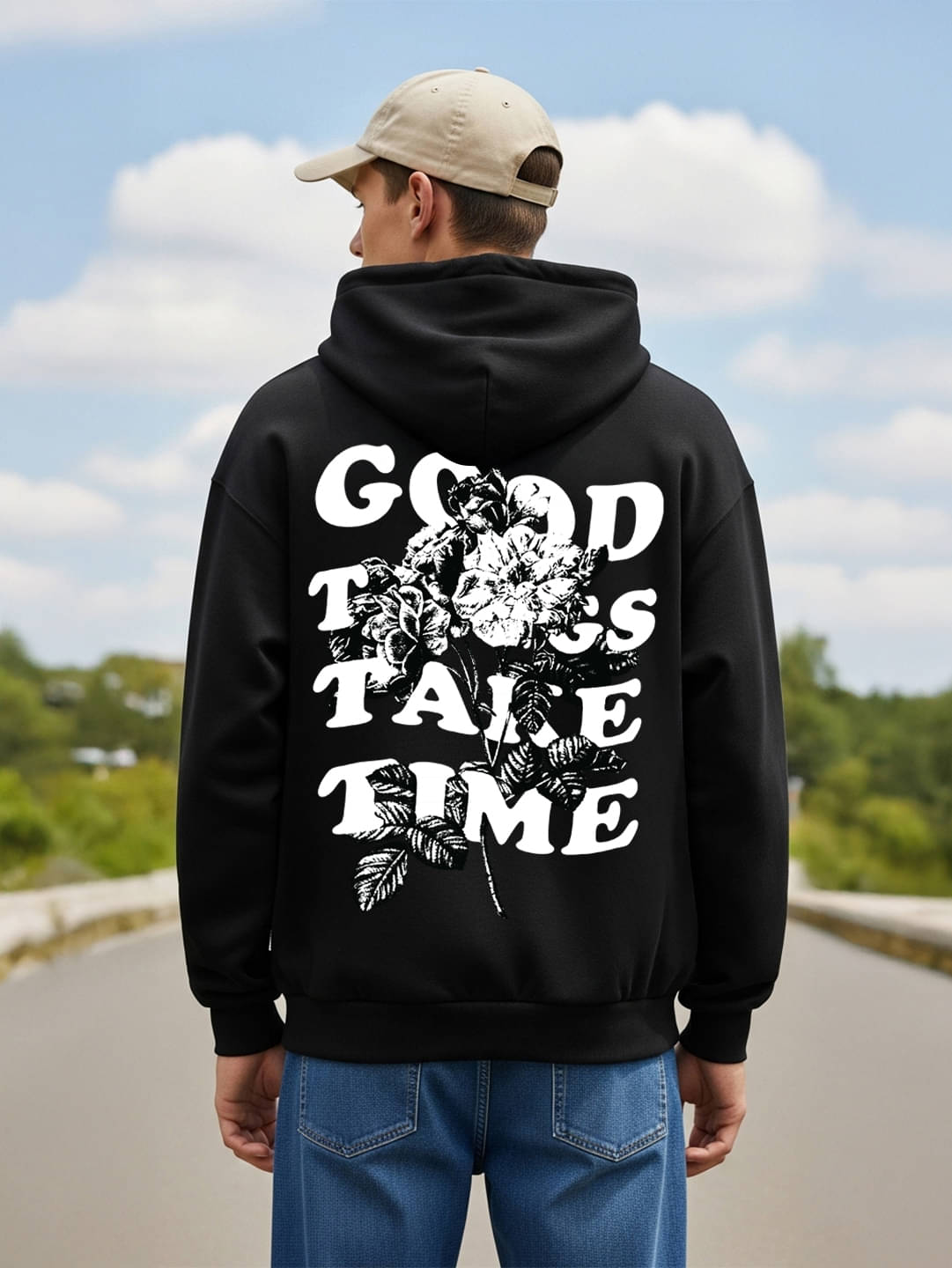     			SCOTT FINCHER Fleece Hooded Men's Sweatshirt - Black ( Pack of 1 )