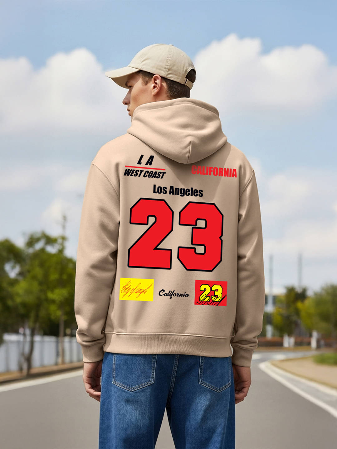     			SCOTT FINCHER Fleece Hooded Men's Sweatshirt - Cream ( Pack of 1 )