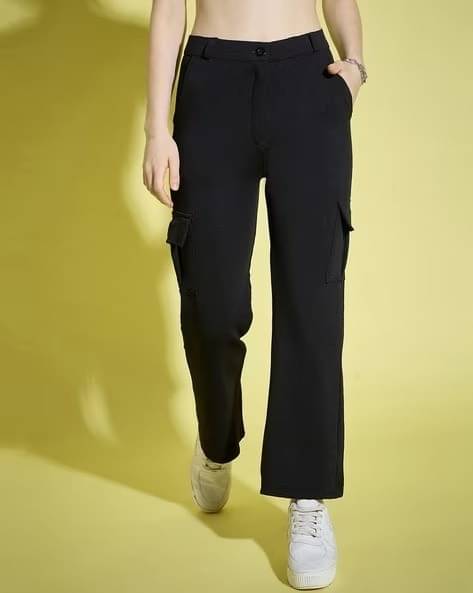     			True Westies Women Lycra Casual Trousers ( Black )