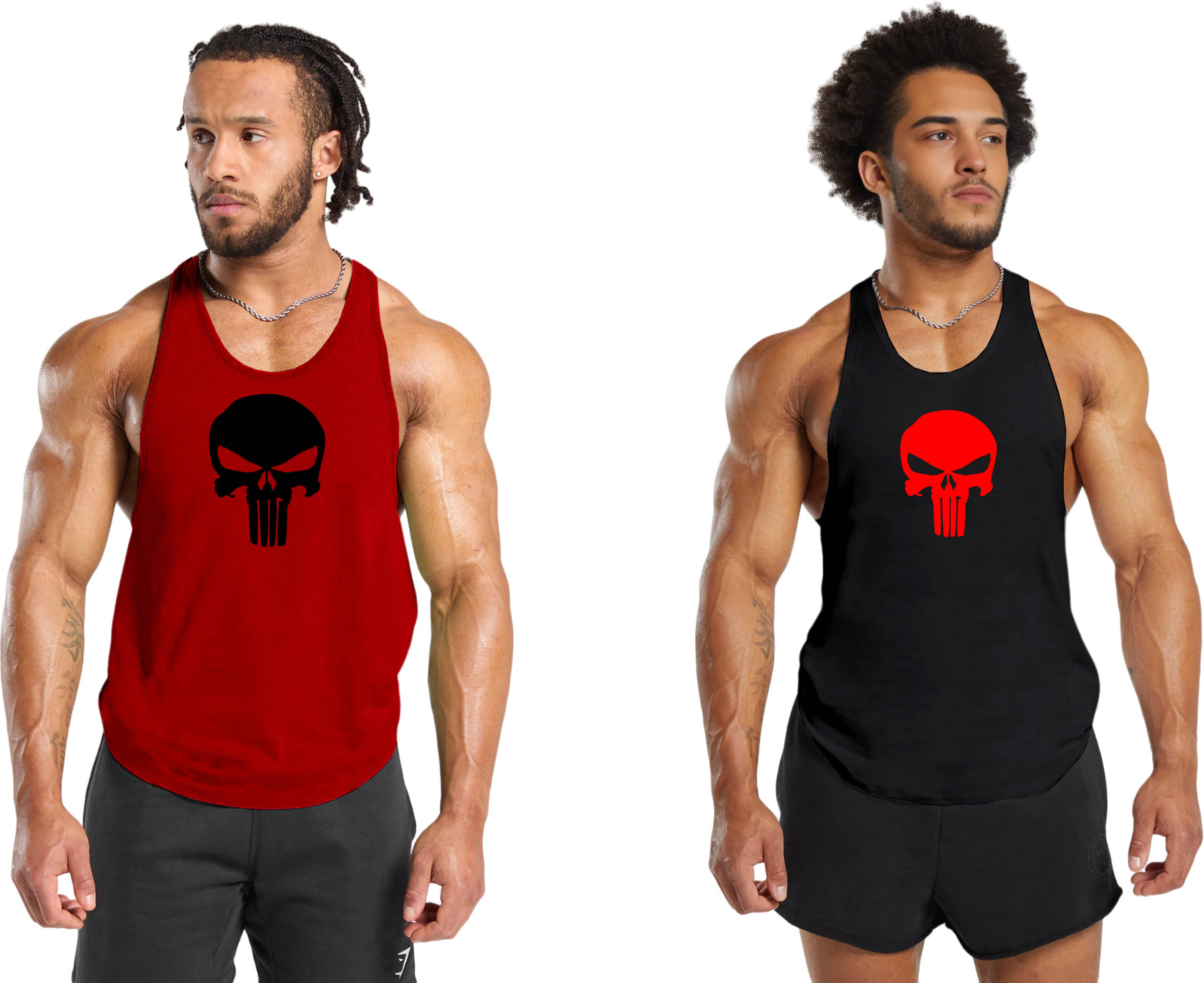     			VTSports Pack of 2 Polyester Tank For Men ( Multicolor )