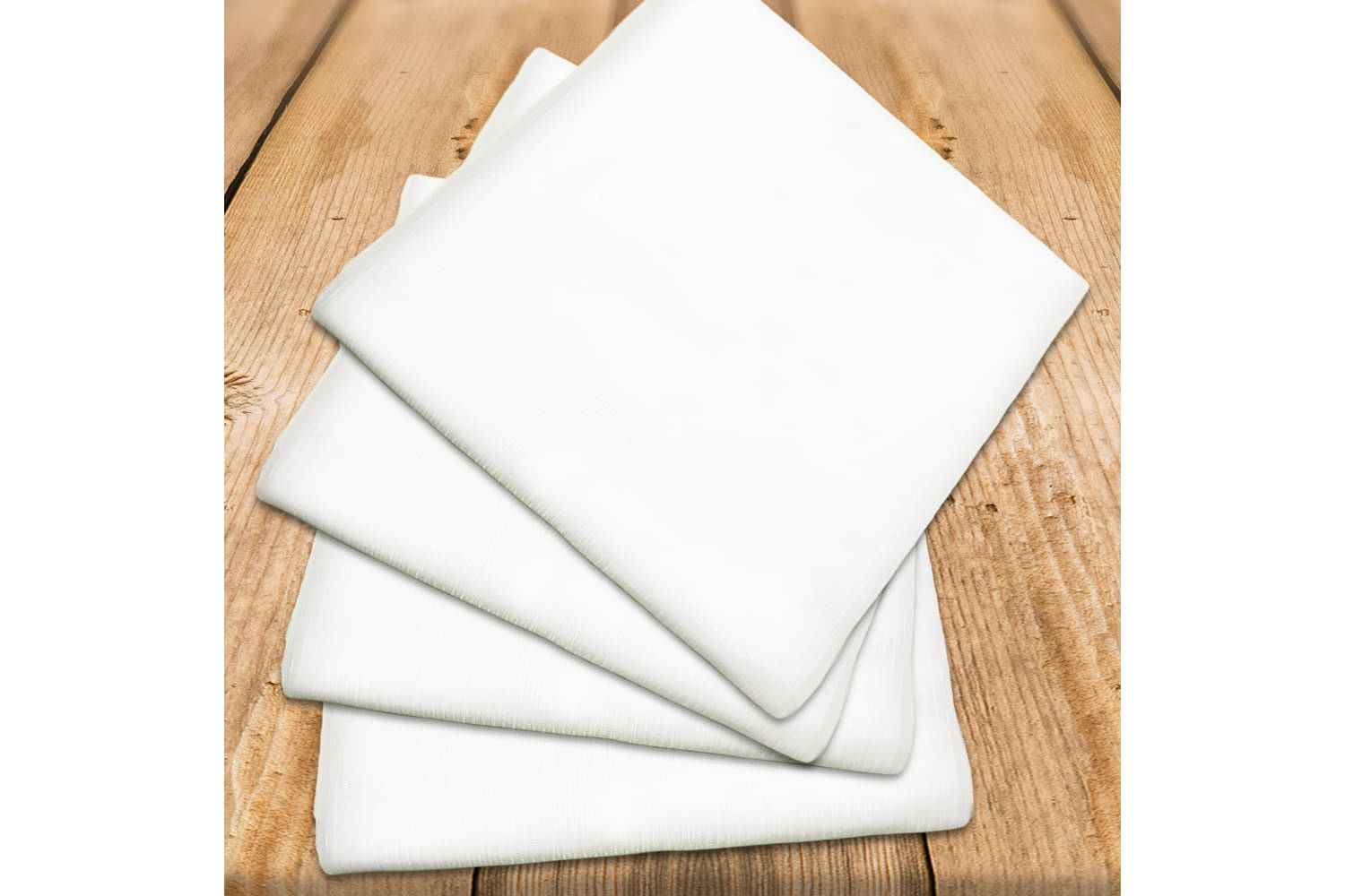     			1iAM Tray Decoration Items For Wedding - 4 Pieces Transparent White Decoration Net, 1x1.5m (3.28x4.92ft) Each, Nylon Made - Annaprashan, Sadhi Gift Packing, Dress Making Decoration Net Combo