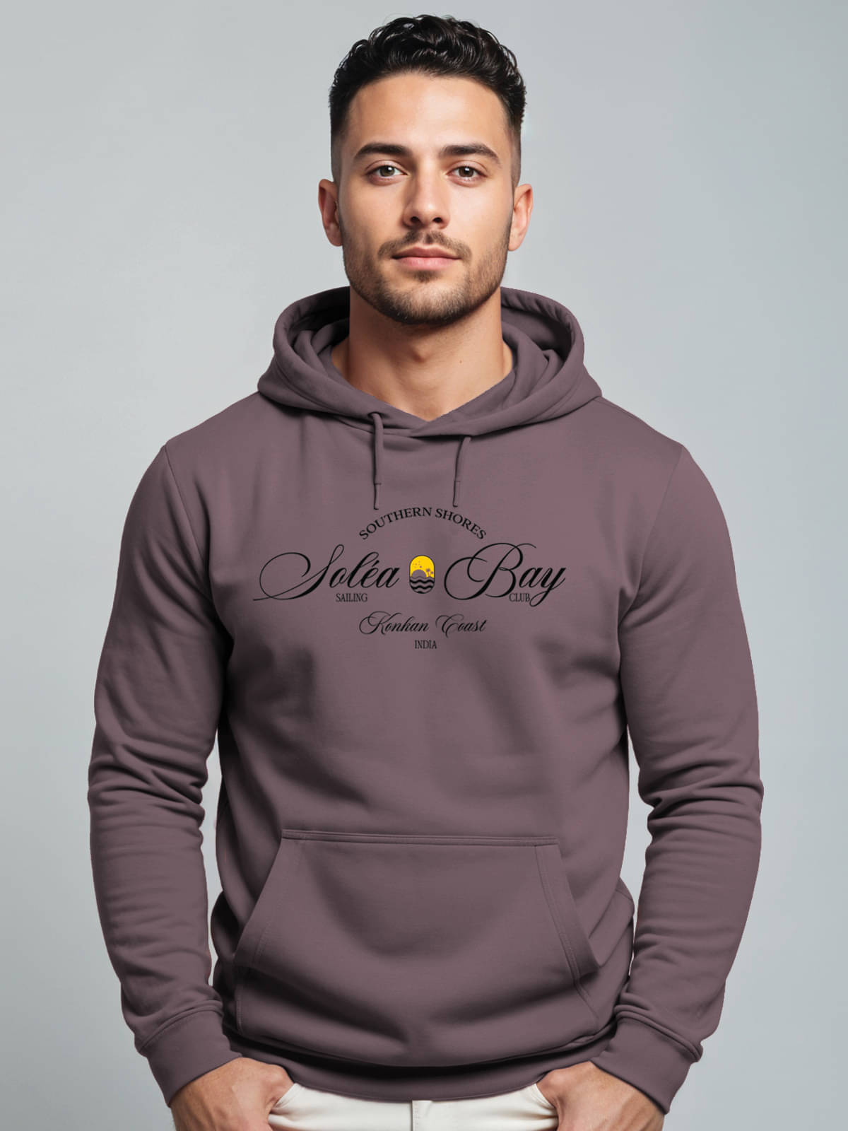Adro Fleece Hooded Men's Sweatshirt - Purple ( Pack of 1 ) Adro Fleece Hooded Men's Sweatshirt - Purple ( Pack of 1 )