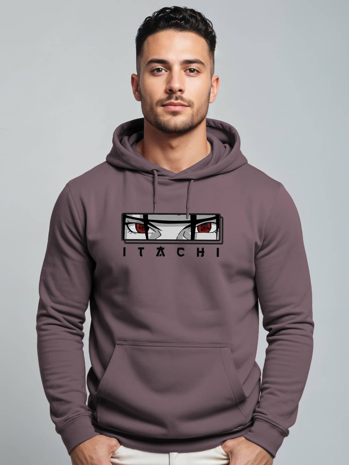     			Adro Fleece Hooded Men's Sweatshirt - Purple ( Pack of 1 )