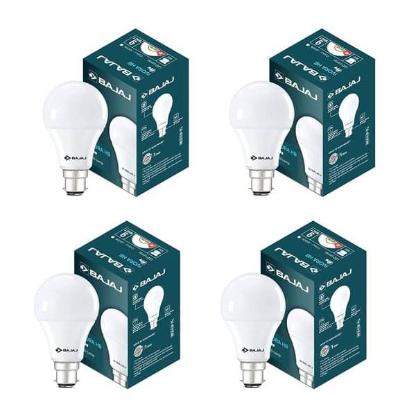 BAJAJ APPLIANCES 9W Cool Day Light LED Bulb ( Pack of 4 ) BAJAJ APPLIANCES 9W Cool Day Light LED Bulb ( Pack of 4 )