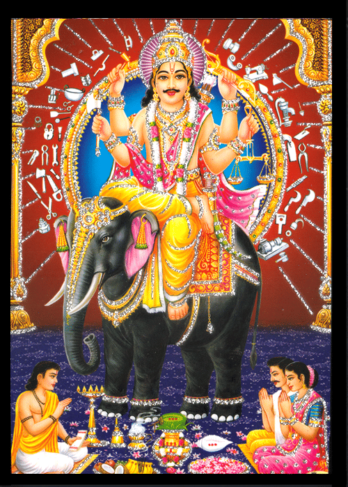    			BISWAKARMA Sparkled Laminated Photo 5 (Width) x 7 (Length) inch on Wooden Base With Back Support Mount