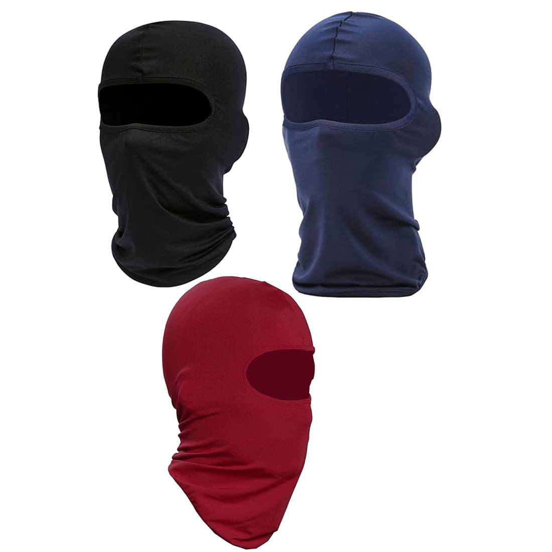     			Bentag Multicolour Polyester Anti Pollution Mask ( Pack of 3 )
