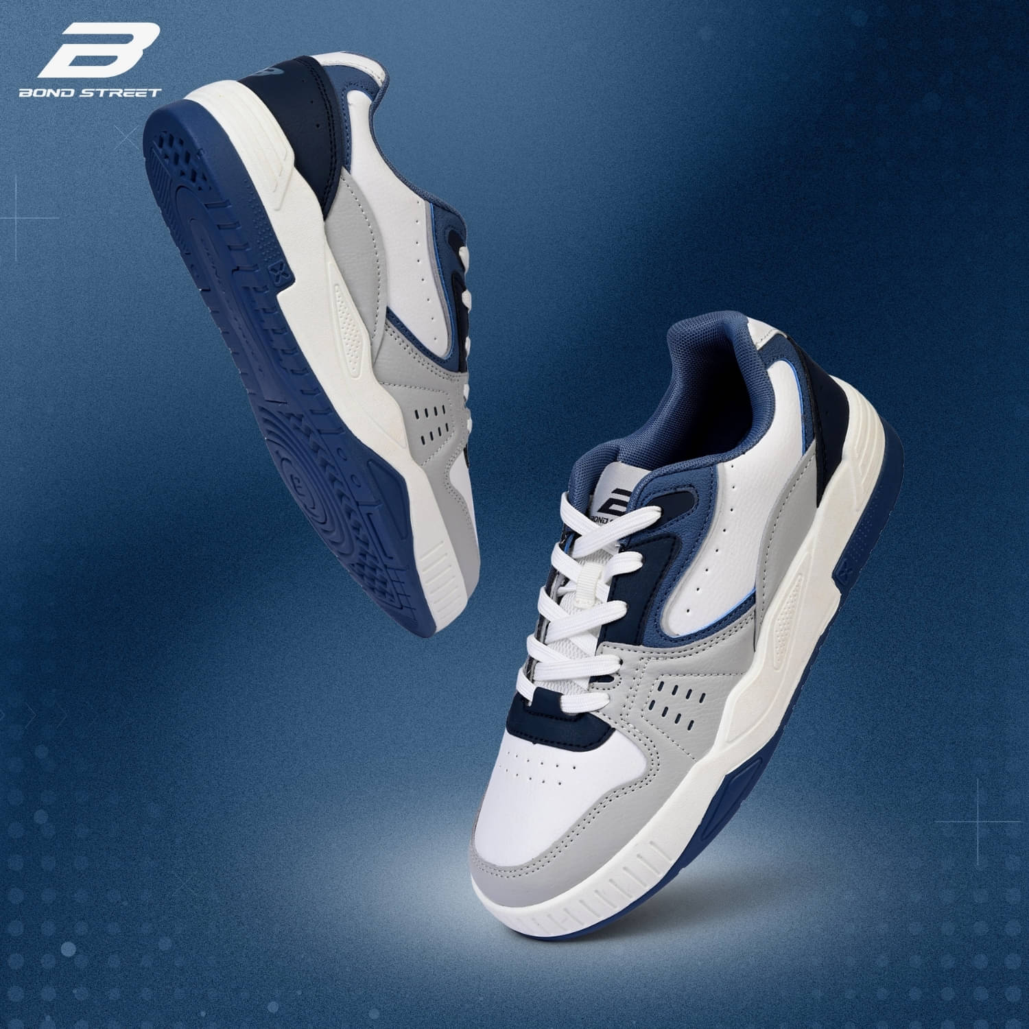     			Bond Street BSE0851 White Men's Sneakers