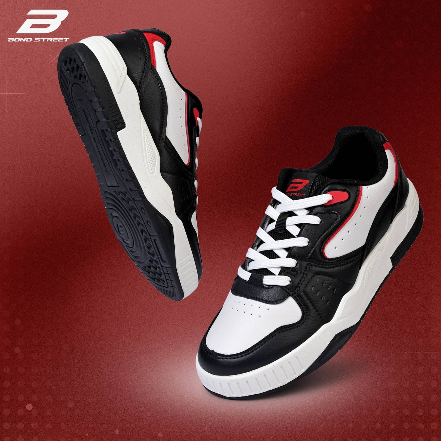     			Bond Street BSE0853 Red Men's Sneakers