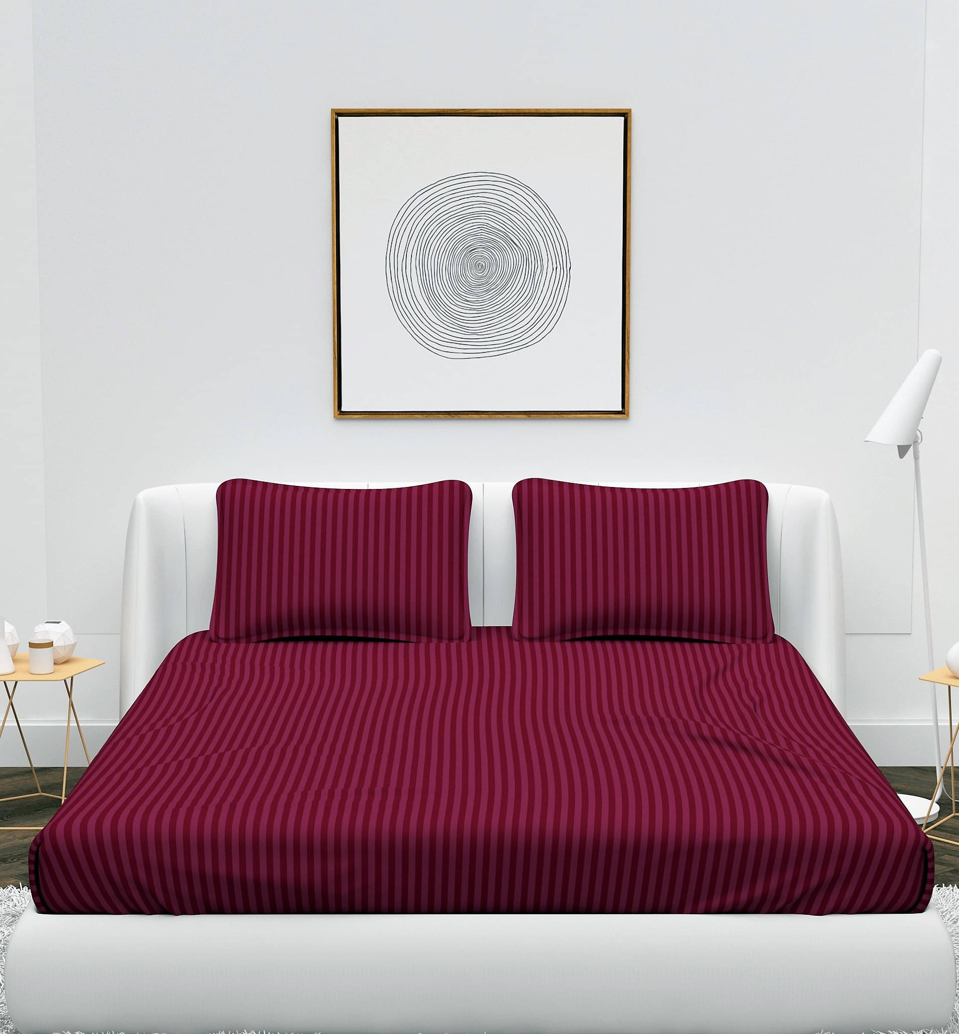 Bromwick Microfiber 1 Double Bedsheet with 2 Pillow Covers ( Maroon ) Bromwick Microfiber 1 Double Bedsheet with 2 Pillow Covers ( Maroon )