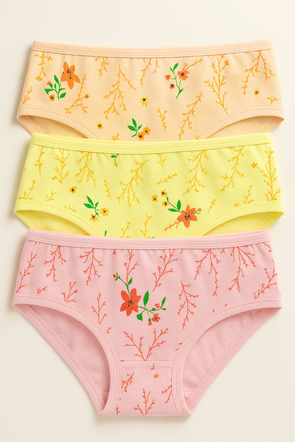     			Comfiqueen Cotton Briefs ( Beige , Pack of 3 )