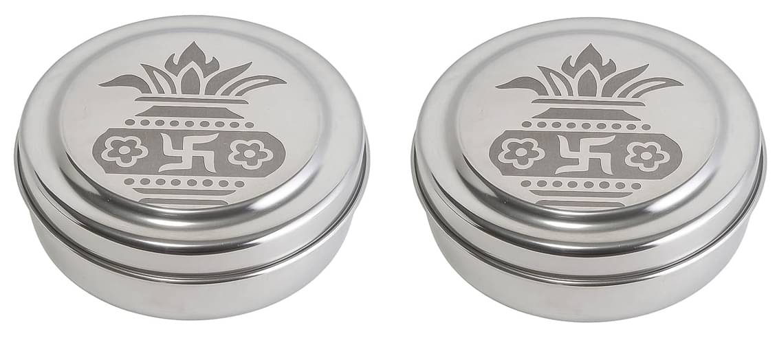     			Dynore Kumkum Box 2 Pooja Box ( Pack of 2 )