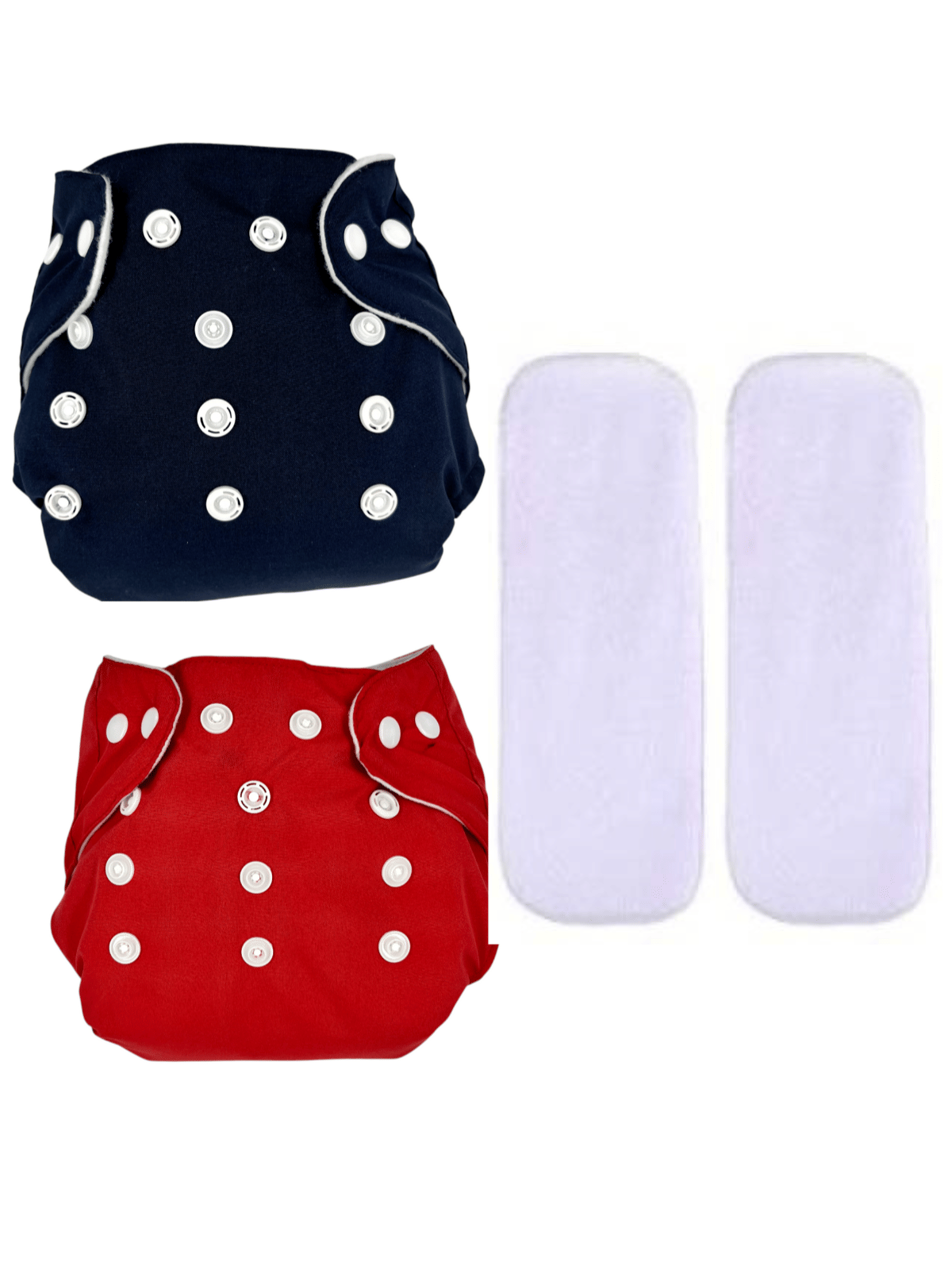     			FASHIONHU Reusable Cloth Nappy With Insert ( Pack of 2 )