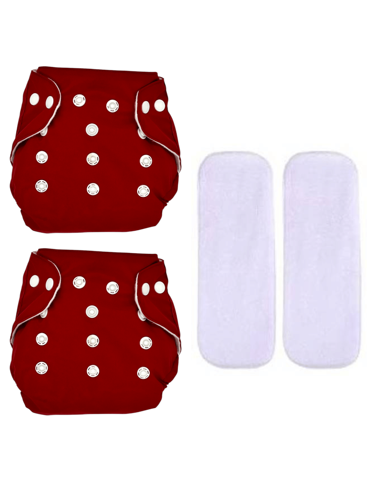     			FASHIONHU Reusable Cloth Nappy With Insert ( Pack of 2 )