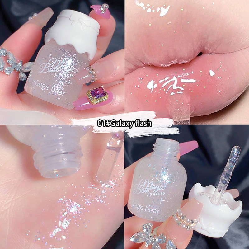    			GEGE BEAR Transparent Glossy Lip Gloss 0.09