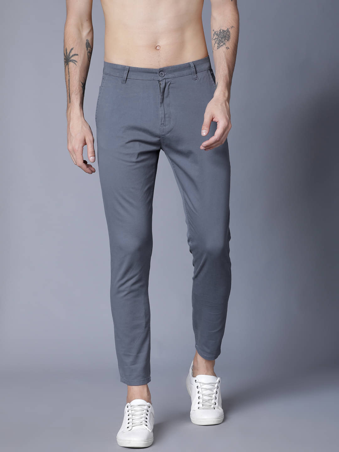     			Highlander Regular Men's Chinos - Blue ( Pack of 1 )
