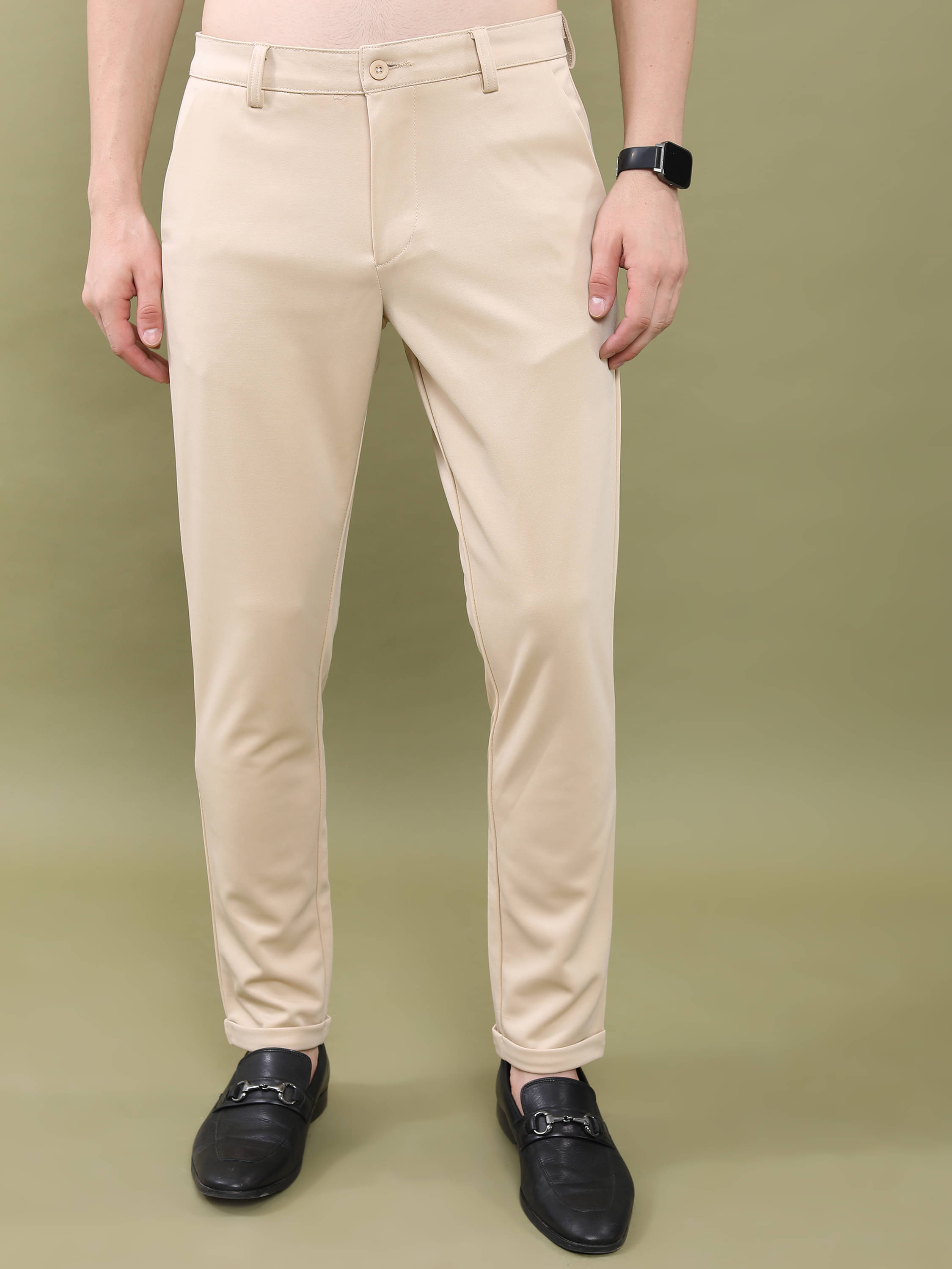     			Highlander Regular Men's Chinos - Beige ( Pack of 1 )