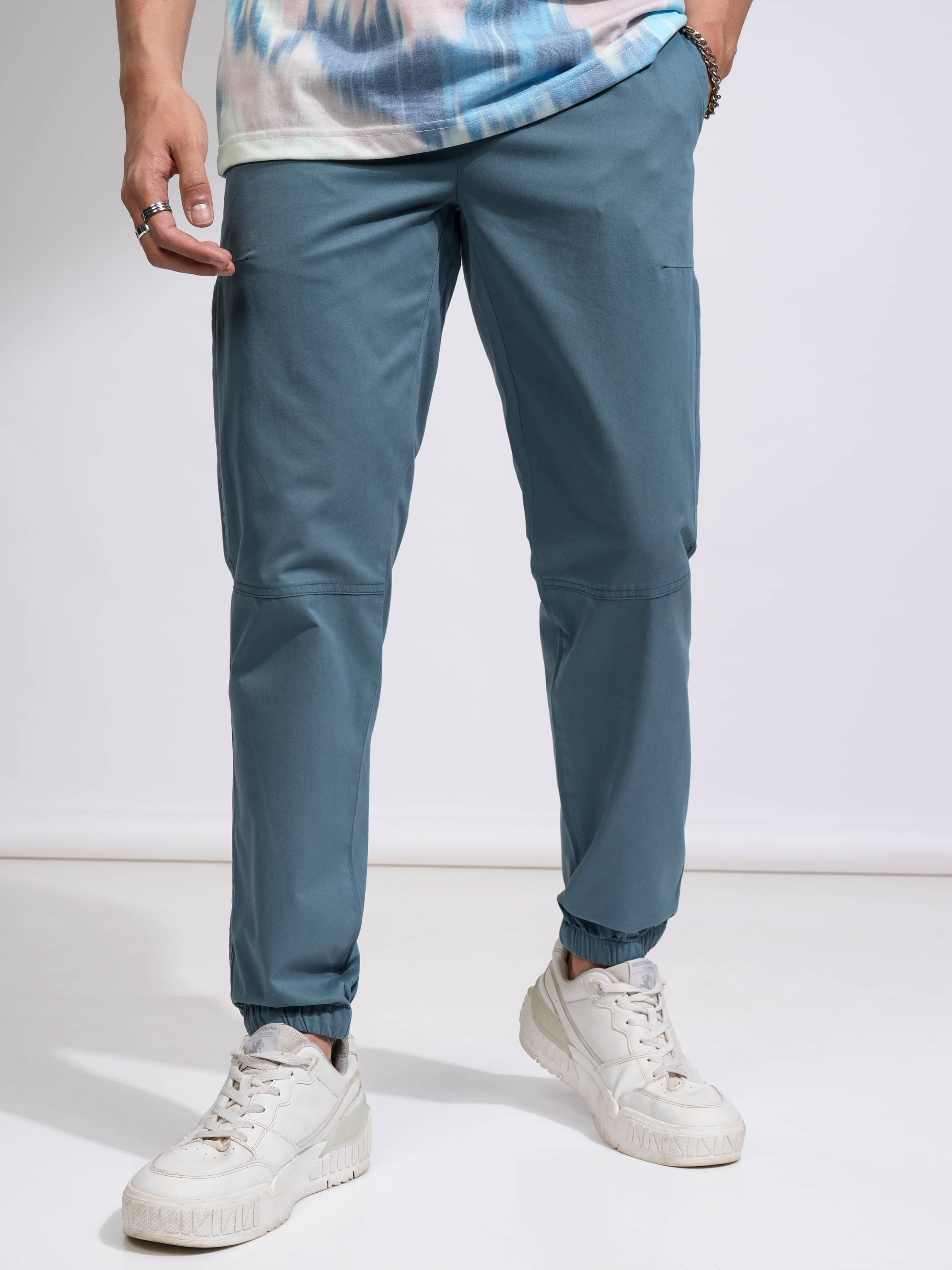     			Highlander Slim Men's Joggers - Green ( Pack of 1 )