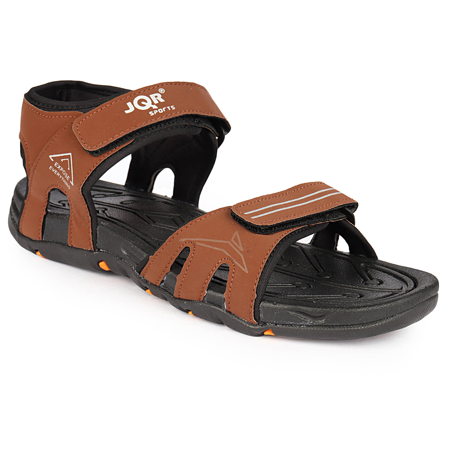     			JQR Tan Men's Slide Flip Flop