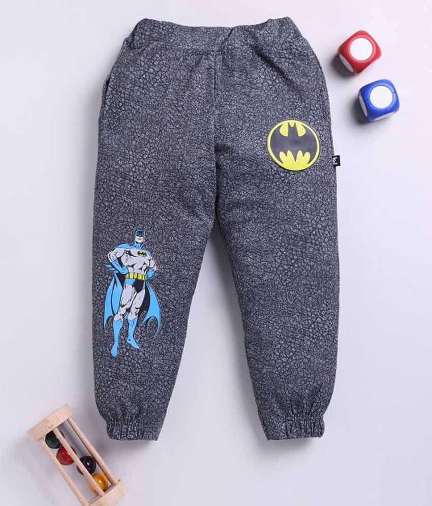     			MINUTE MIRTH Pack of 1 Boys Cotton Blend Trackpant ( Black )