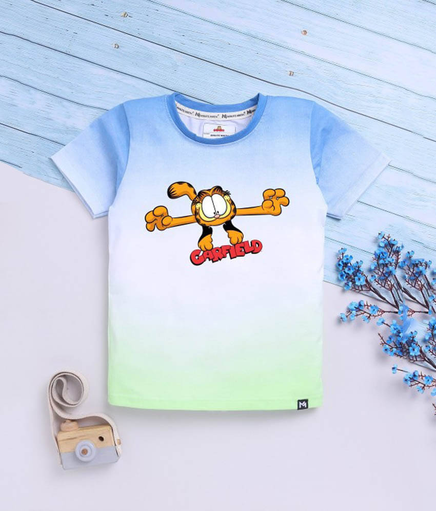     			MINUTE MIRTH Pack of 1 Boys Cotton Blend T-Shirt ( White )