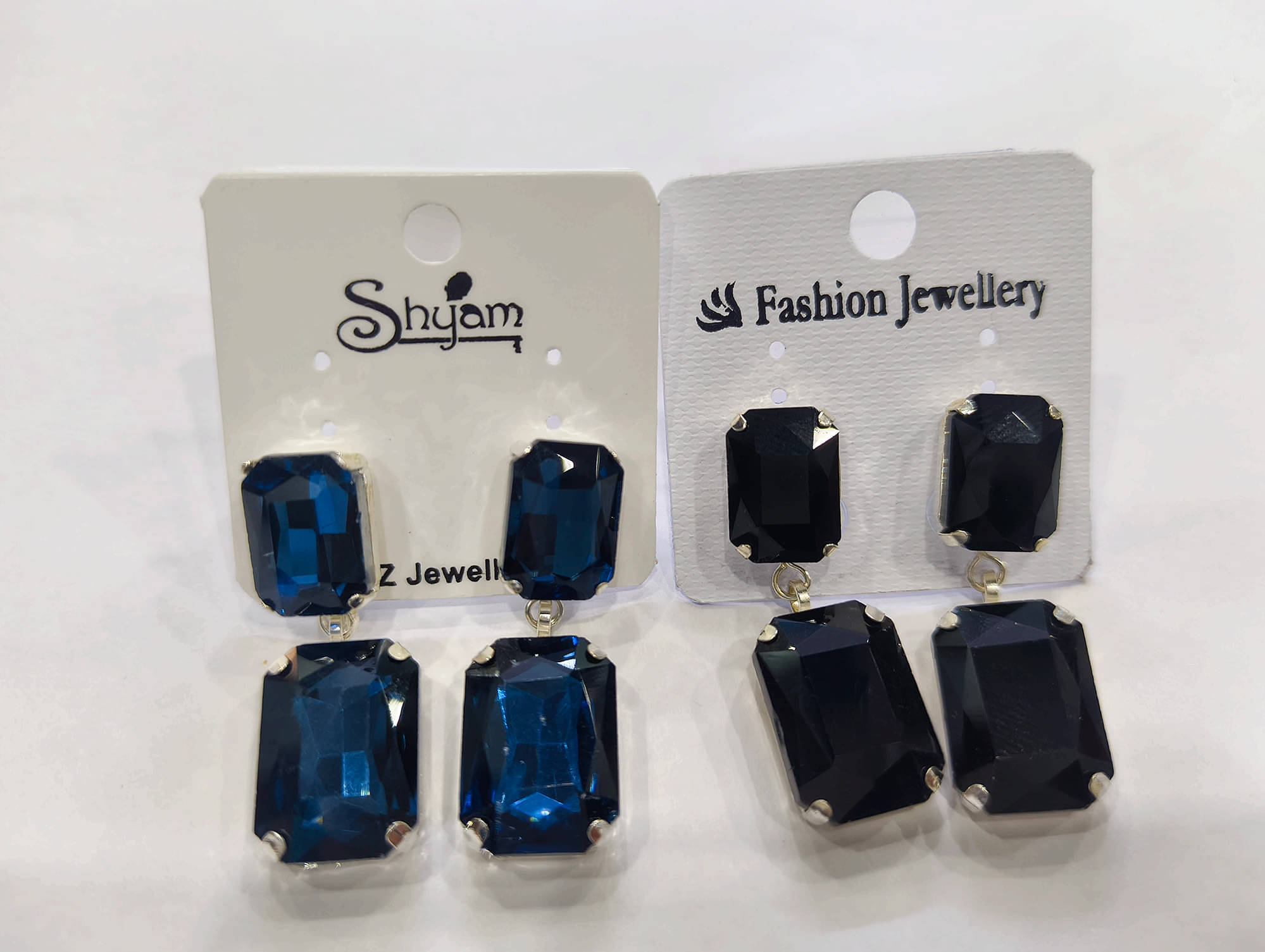     			Mehak Creation Multicolor Stud Earrings ( Pack of 3 )